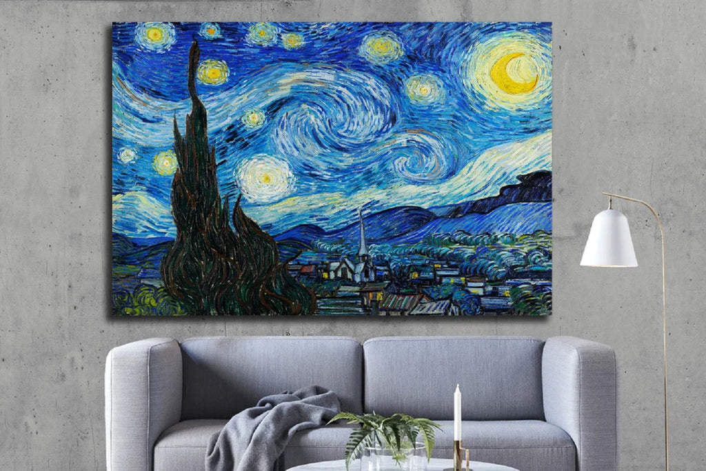 Starry Night Over the Rhone Vincent Van Gogh canvas print Starry Night canvas Reproduction Van Gogh Wall Decor Classic Art home decor