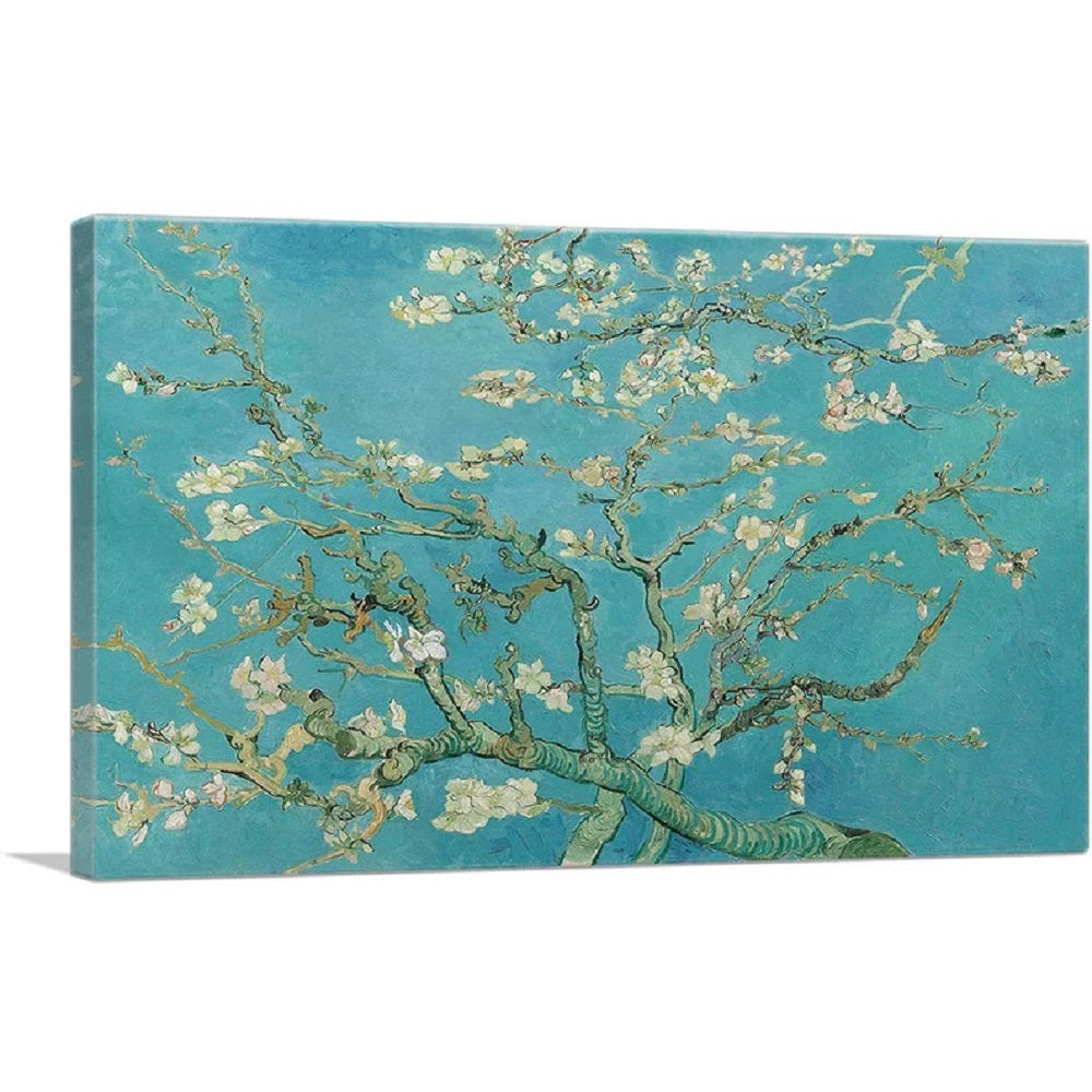 Almond Blossom Famous Oil Paintings Reproduction Canvas Prints by Van Gogh Floral Pictures on Canvas Wall Art for Bedroom Home Office Decorations