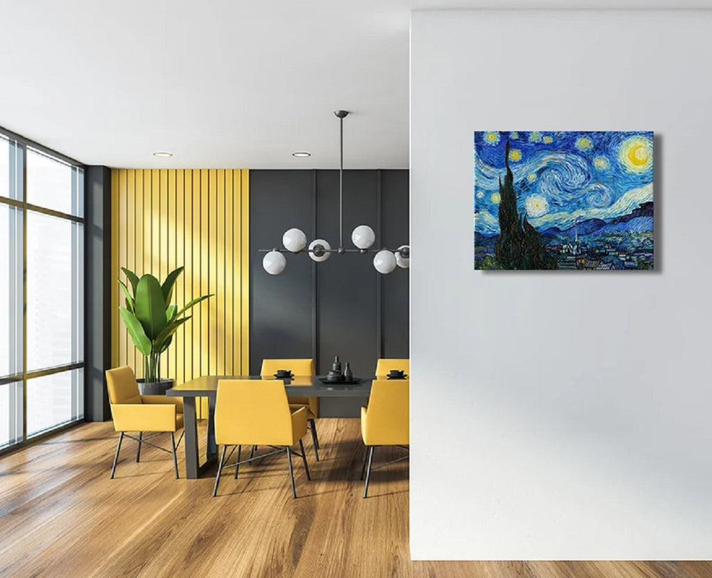 Starry Night Over the Rhone Vincent Van Gogh canvas print Starry Night canvas Reproduction Van Gogh Wall Decor Classic Art home decor