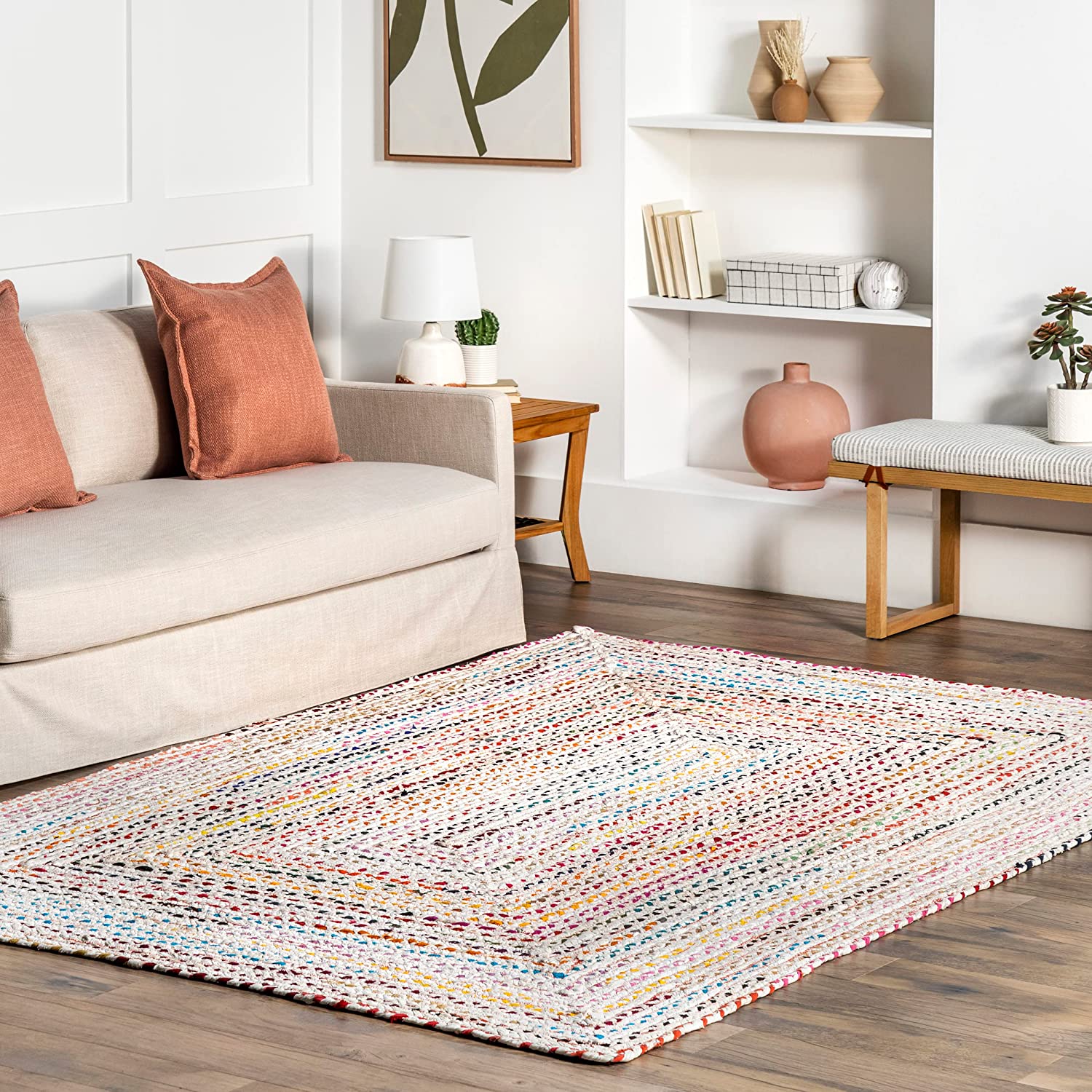 Chindi Rug Area Rag Home Decor Bohemian Indian Carpet Floor Decor Cott –  cozyhomecollection