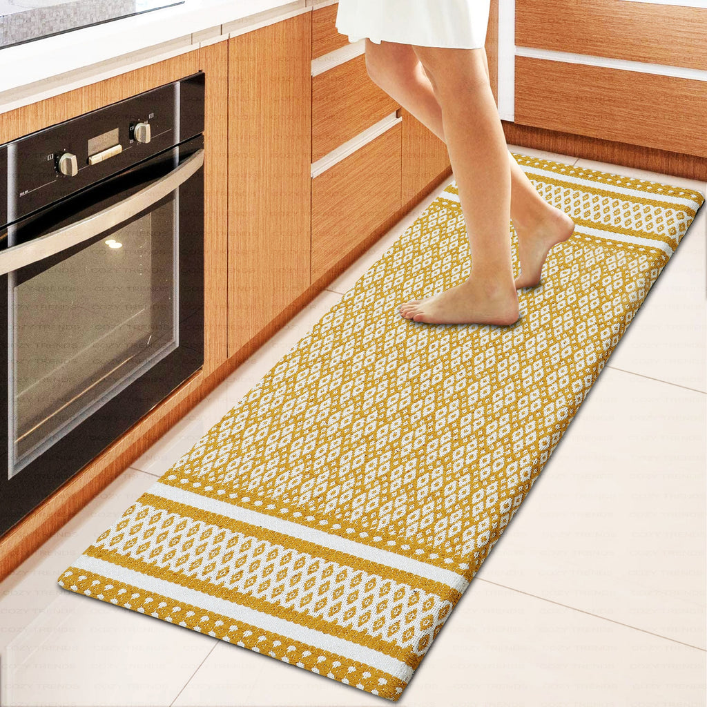 Cushioned Anti Fatigue Kitchen Mat, Soft Kitchen Rug, Non-slip Kitchen Mat  For Floor, Non-slip Standing Desk Mat, Easy To Take Care, Waterproof Kitchen  Rug Set For Kitchen, Floor, Office - Temu