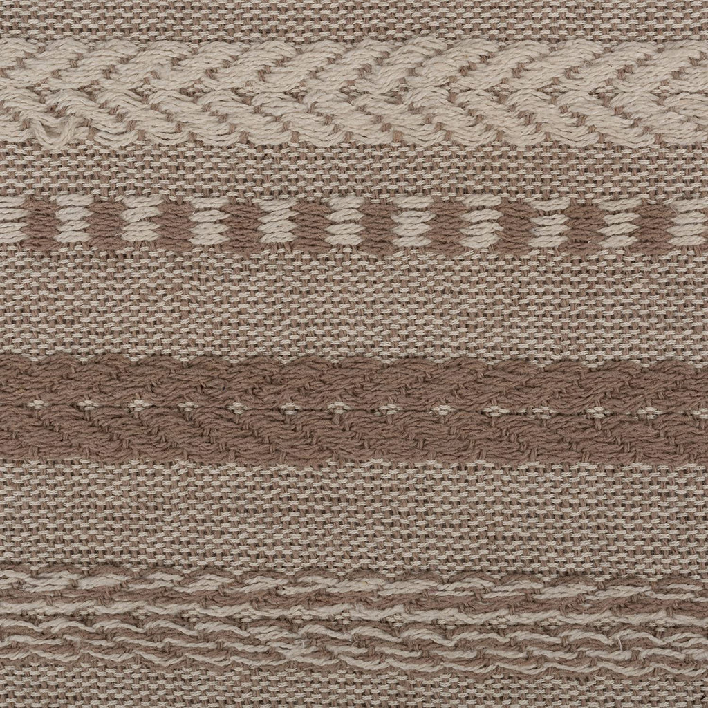 Farmhouse Braided Table Runner, 15x72 Cotton Hand Woven