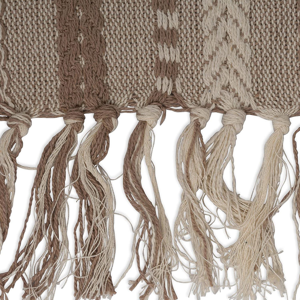 Farmhouse Braided Table Runner, 15x72 Cotton Hand Woven